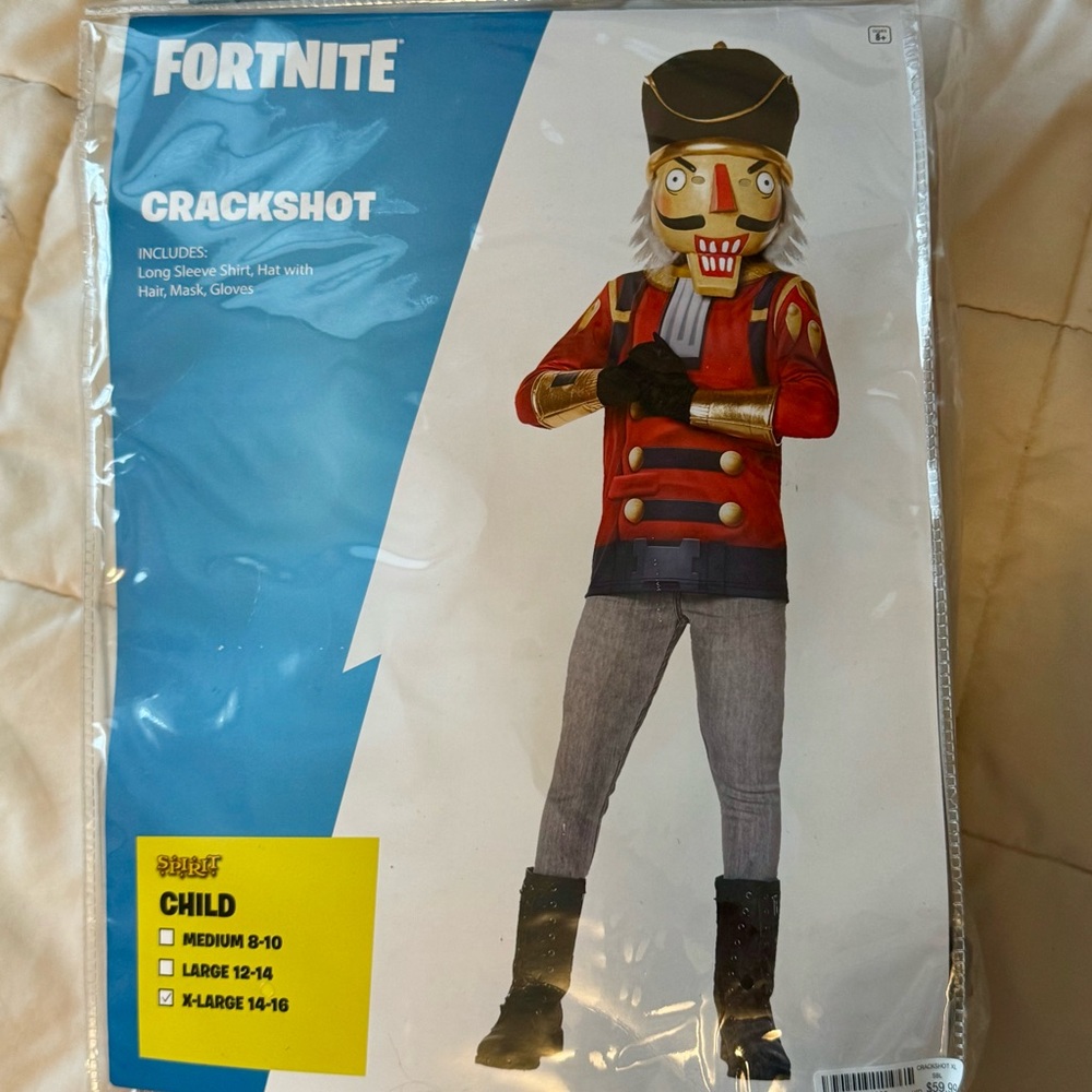 Sprit Halloween Crackshot Fortnight Kids Costume - XL